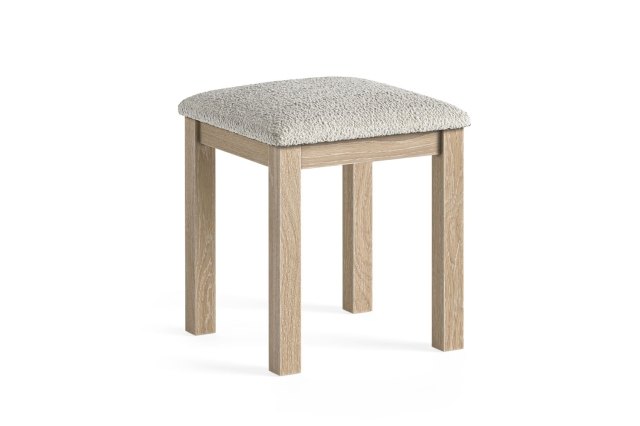 Modern Country Oak Dressing Table Stool Modern Country Oak Dressing Table Stool