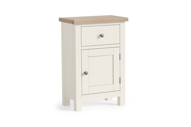 Modern Country Painted Oak Coconut White Telephone Cupboard Modern Country Painted Oak Coconut White Telephone Cupboard