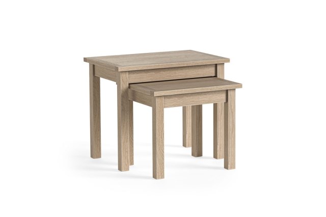 Modern Country Oak Nest Of Tables Modern Country Oak Nest Of Tables