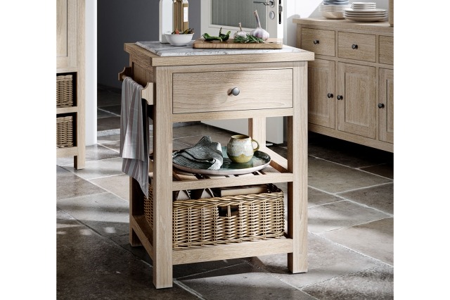 Modern Country Oak Small Kitchen Island Unit Modern Country Oak Small Kitchen Island Unit