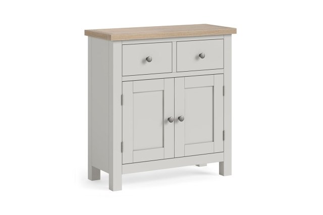 Modern Country Painted Oak Stone Grey Small Sideboard Modern Country Painted Oak Stone Grey Small Sideboard