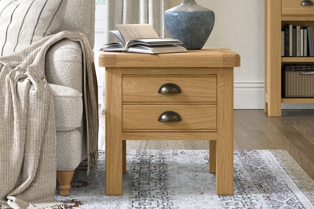 Normandy Chunky Country Oak Lamp Table Normandy Chunky Country Oak Lamp Table