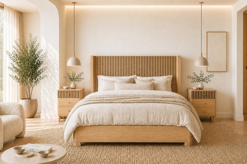 Soho Natural Oak Slatted Bed Frame Soho Natural Oak Slatted Bed Frame