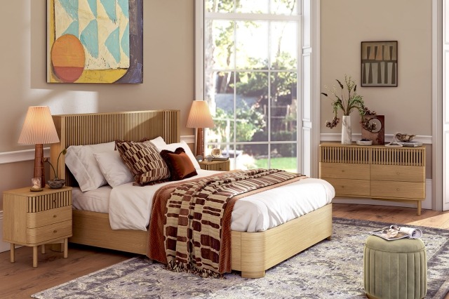 Soho Natural Oak Slatted Bed Frame Soho Natural Oak Slatted Bed Frame