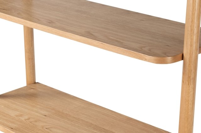 Soho Natural Oak Slatted Display Bookcase - Shorwell | Furniture World