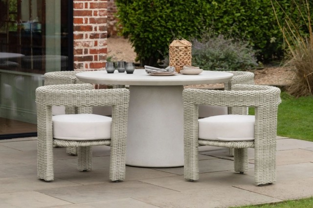 Gallery Direct Hvar Outdoor Dining Table Set with 4 Chairs Gallery Direct Hvar Outdoor Dining Table Set with 4 Chairs
