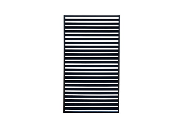 Gallery Direct Messina Black Pergola Louvre Screen 218x123cm Gallery Direct Messina Black Pergola Louvre Screen 218x123cm