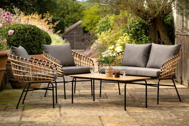 Gallery Direct Antigua Outdoor Woven Wicker Lounge Set Gallery Direct Antigua Outdoor Woven Wicker Lounge Set