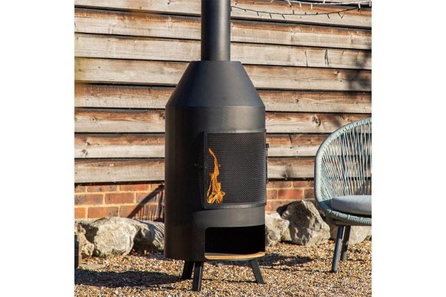 Gallery Direct Firenze Outdoor Chiminea with Pizza Shelf Gallery Direct Firenze Outdoor Chiminea with Pizza Shelf