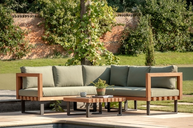 Gallery Direct Oad Slatted Outdoor Corner Sofa Set Gallery Direct Oad Slatted Outdoor Corner Sofa Set