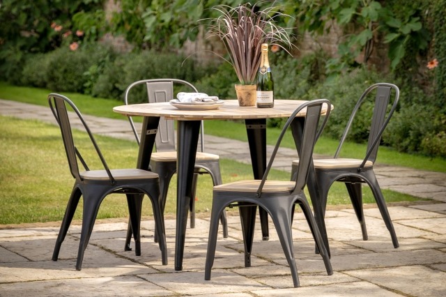 Gallery Direct Ponza Acacia Round Dining Table Gallery Direct Ponza Acacia Round Dining Table