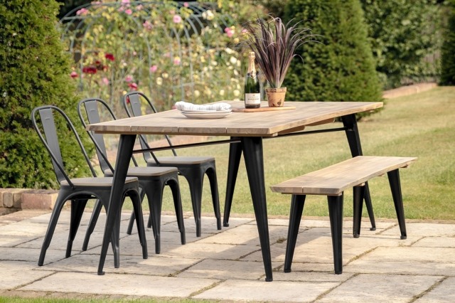 Gallery Direct Ponza Acacia Dining Table Gallery Direct Ponza Acacia Dining Table