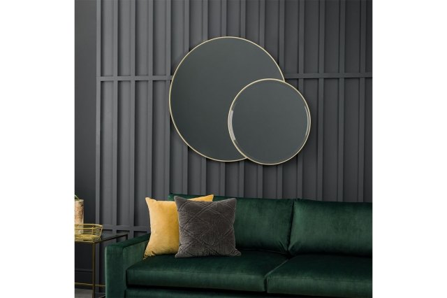 Gallery Direct Ostia Mirror Champagne 1112x15x900mm Gallery Direct Ostia Mirror Champagne 1112x15x900mm