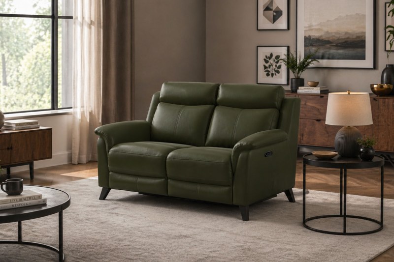 レイジー2 La-Z-Boy Kenzie 2 Seater Power Recliner Sofa with Head Tilt