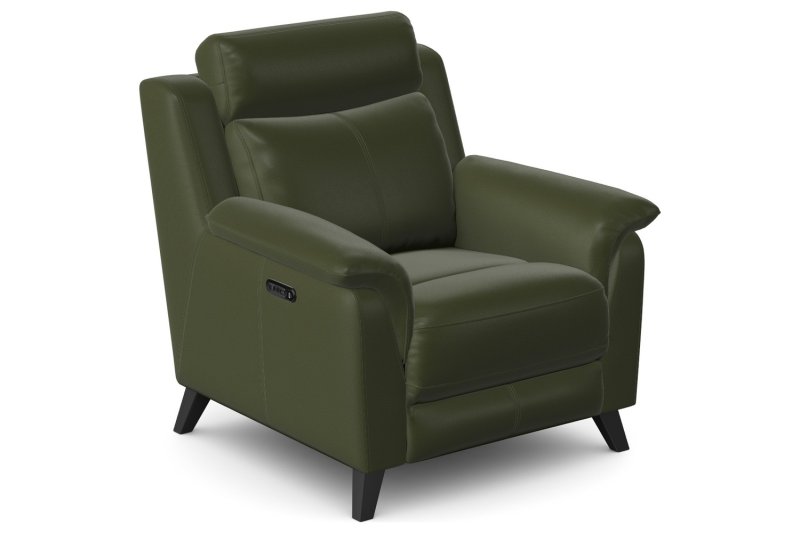 MASAYO  グリーンレザー ハイバックチェア La-Z-Boy Kenzie Power Recliner Chair with Head Tilt | Furniture World