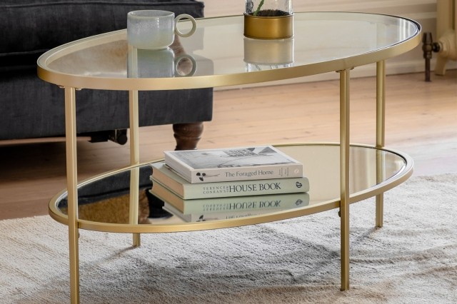 Gallery Direct Hudson Champagne Coffee Table Gallery Direct Hudson Champagne Coffee Table