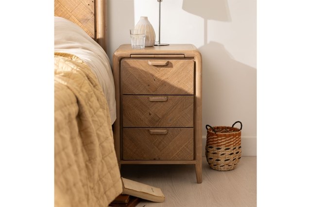Atauro Reclaimed Wood Small Bedside Table Atauro Reclaimed Wood Small Bedside Table