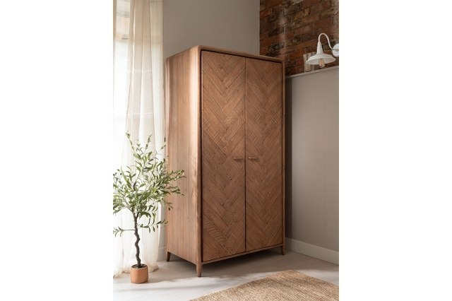 Atauro Reclaimed Wood Double Wardrobe Atauro Reclaimed Wood Double Wardrobe