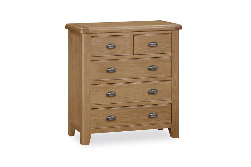 Tewkesbury Smoked Oak 5 Drawer Chest of Drawers Tewkesbury Smoked Oak 5 Drawer Chest of Drawers