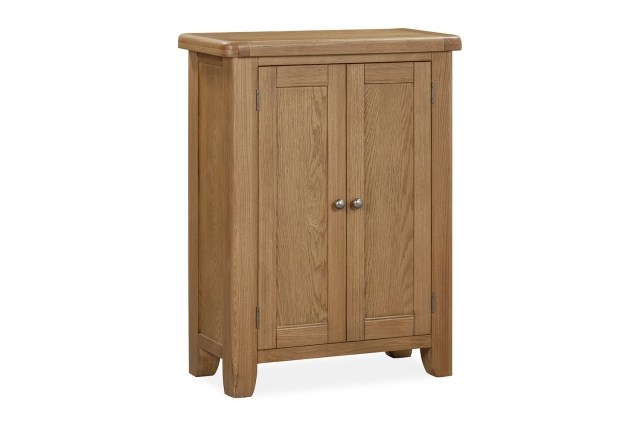 Tewkesbury Smoked Oak Shoe Cupboard Tewkesbury Smoked Oak Shoe Cupboard