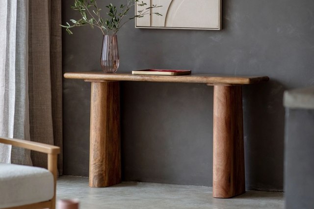 Gallery Direct Hoffman Mango Wood Console Table Gallery Direct Hoffman Mango Wood Console Table