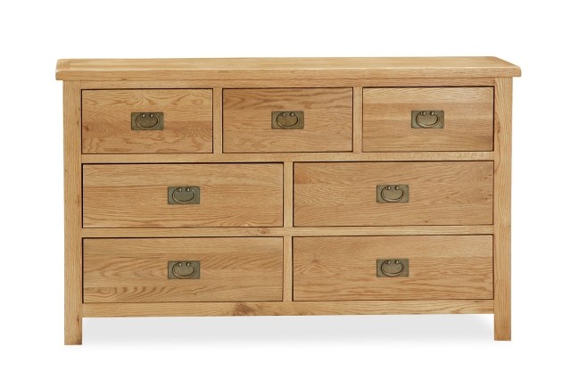 Salisbury Lite Oak 3 Over 4 Chest of Drawers Salisbury Lite Oak 3 Over 4 Chest of Drawers