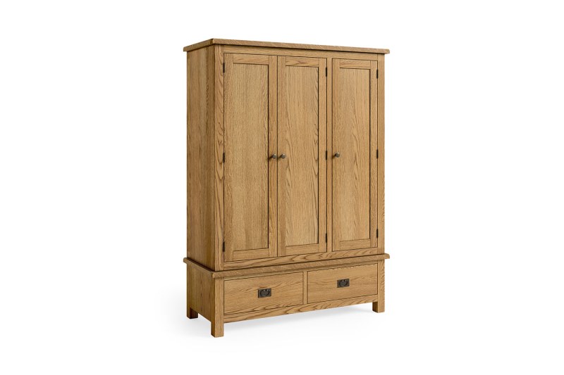 Salisbury Lite Oak Triple Wardrobe Salisbury Lite Oak Triple Wardrobe