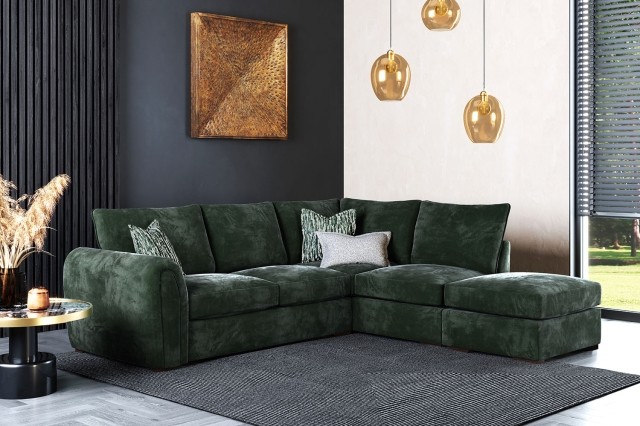 Upton Fabric Chaise Corner Sofa - Standard Back Upton Fabric Chaise Corner Sofa - Standard Back