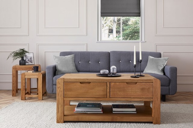 Bergen Solid Oak Coffee Table Bergen Solid Oak Coffee Table