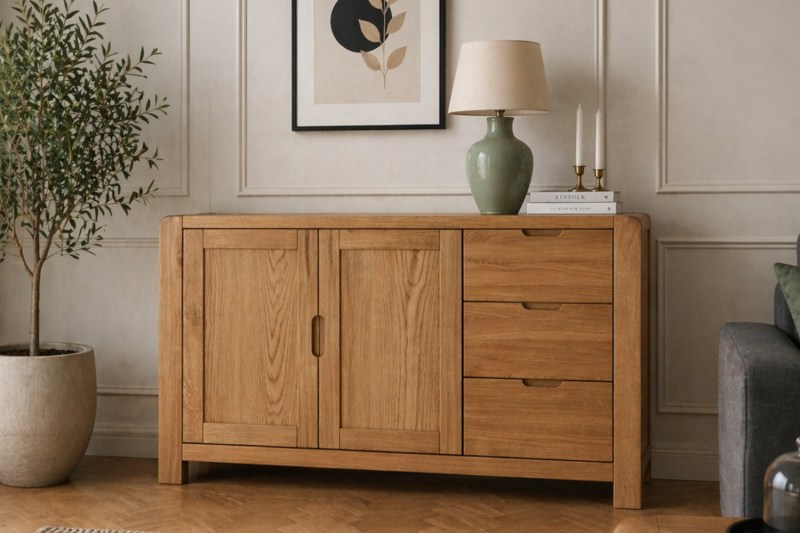 Bergen Oak Large Sideboard Bergen Oak Large Sideboard