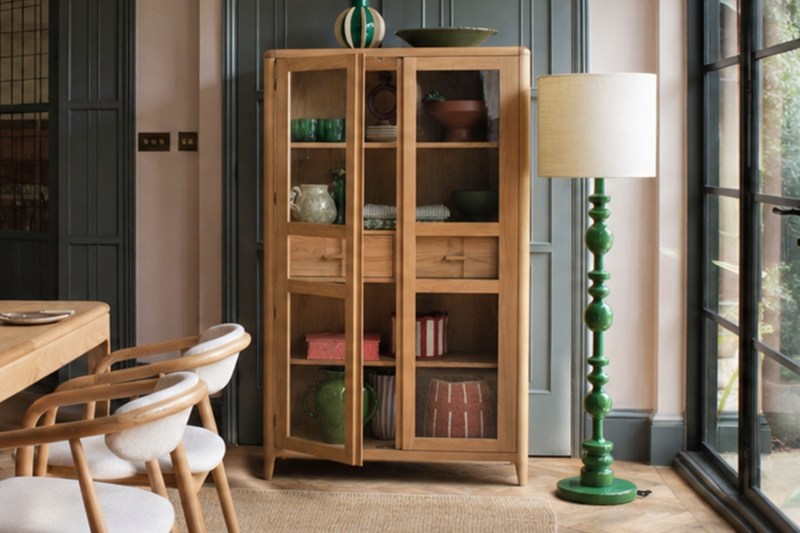 G Plan Maddison Oak Display Cabinet G Plan Maddison Oak Display Cabinet