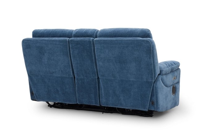 Halo Tech Fabric 2 Seater Power Head Tilt Recliner Sofa with