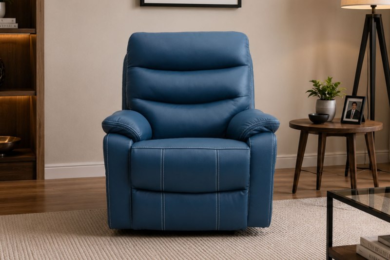 Halo Tech Leather Power Head Tilt Recliner Chair Halo Tech Leather Power Head Tilt Recliner Chair