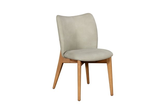 Spencer PU Leather Dining Chair in Misty Grey Spencer PU Leather Dining Chair in Misty Grey