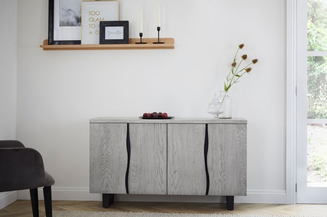 Brooklyn Grey Oak Large Sideboard Brooklyn Grey Oak Large Sideboard
