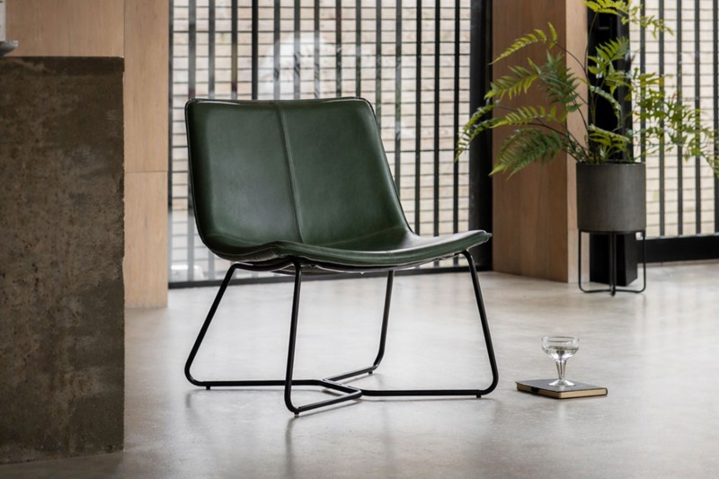 Gallery Direct Hawking Lounge Chair in Green Gallery Direct Hawking Lounge Chair in Green