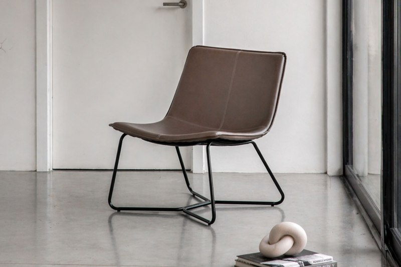 Gallery Direct Hawking Lounge Chair in Embar Gallery Direct Hawking Lounge Chair in Embar