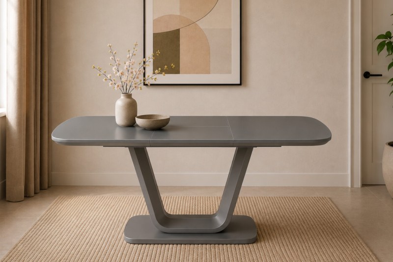 New Vida Living Lazzaro Extending 160-200cm Dining Table New Vida Living Lazzaro Extending 160-200cm Dining Table