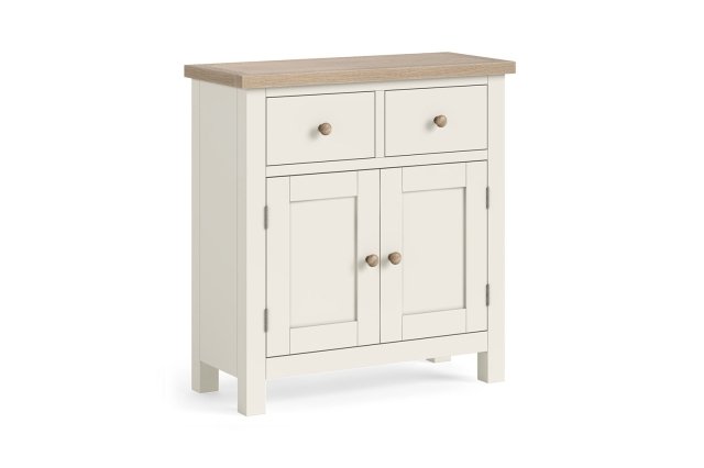 CLEARANCE - Modern Country Painted Oak Coconut White Small Sideboard CLEARANCE - Modern Country Painted Oak Coconut White Small Sideboard