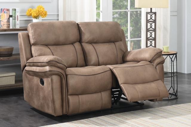 Richmond Fabric 2 Seater Recliner Sofa in Sahara Richmond Fabric 2 Seater Recliner Sofa in Sahara