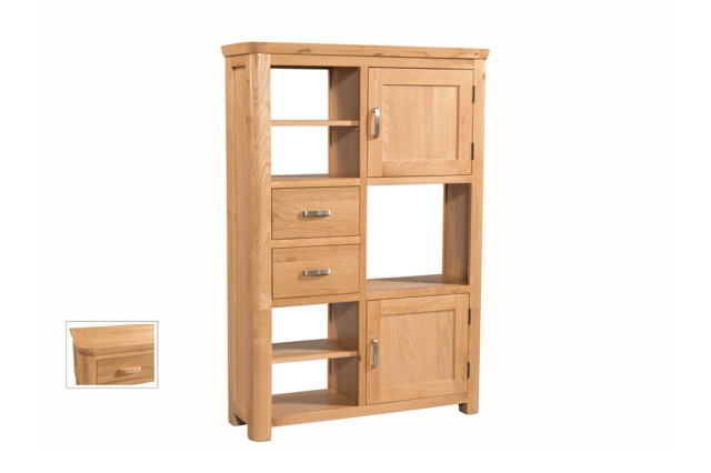 Treviso Oak High Display Unit Treviso Oak High Display Unit