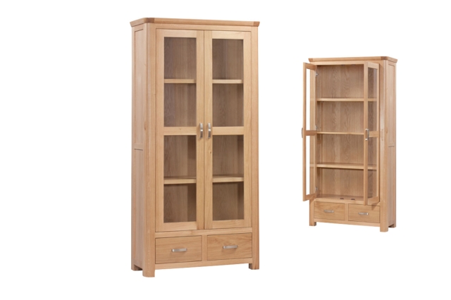 Treviso Oak Display Cabinet Treviso Oak Display Cabinet