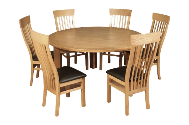 Treviso Oak 150cm Round Dining Table Treviso Oak 150cm Round Dining Table