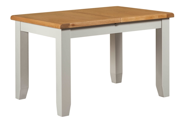 Cotswold Grey Painted Oak Small Ext Dining Table Cotswold Grey Painted Oak Small Ext Dining Table