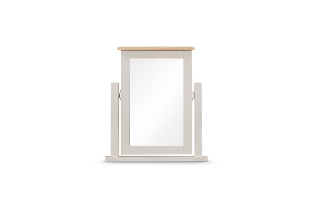 Windermere Painted Oyster Grey Oak Vanity Mirror Windermere Painted Oyster Grey Oak Vanity Mirror