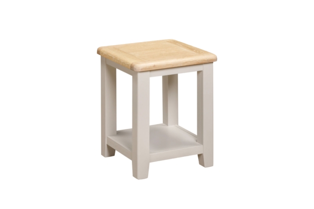 Windermere Painted Oyster Grey Oak Lamp Table Windermere Painted Oyster Grey Oak Lamp Table