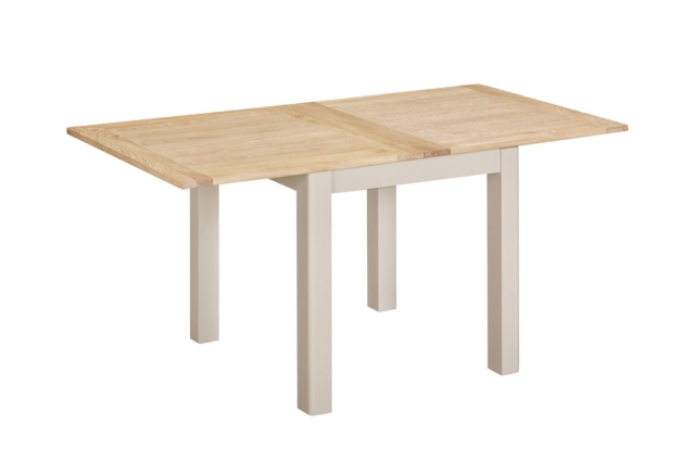 Windermere Painted Oyster Grey Oak 85-170cm Square Ext Dining Table Windermere Painted Oyster Grey Oak 85-170cm Square Ext Dining Table