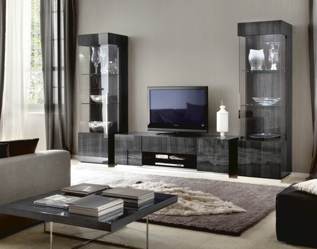 Alf Monte Carlo High Gloss Tv Stand, Tv Stand And Sofa Table Set