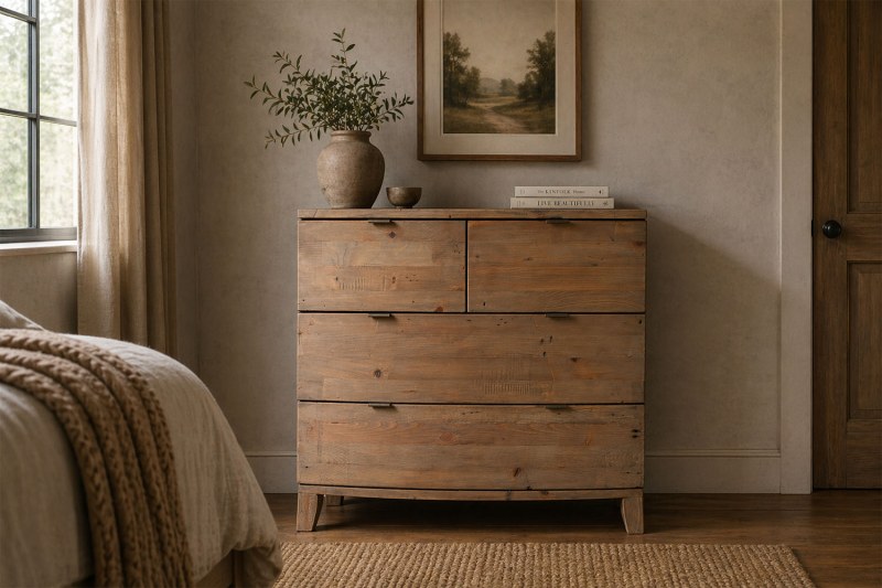 Bermuda Reclaimed Wood 4 Drawer Chest of Drawers Bermuda Reclaimed Wood 4 Drawer Chest of Drawers