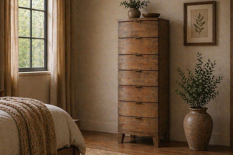 Bermuda Reclaimed Wood 7 Drawer Tall Chest of Drawers Bermuda Reclaimed Wood 7 Drawer Tall Chest of Drawers